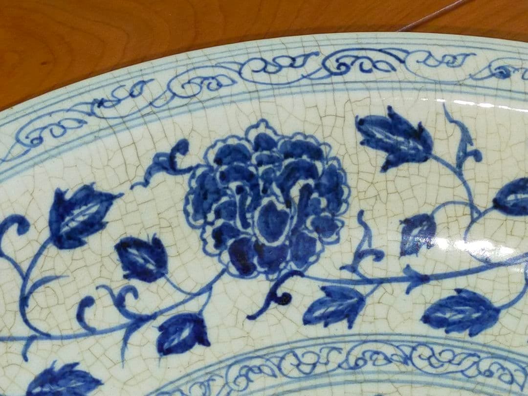 ♥値下げ！　中国　大鉢　大皿　大明宣徳年製　骨董　古玩