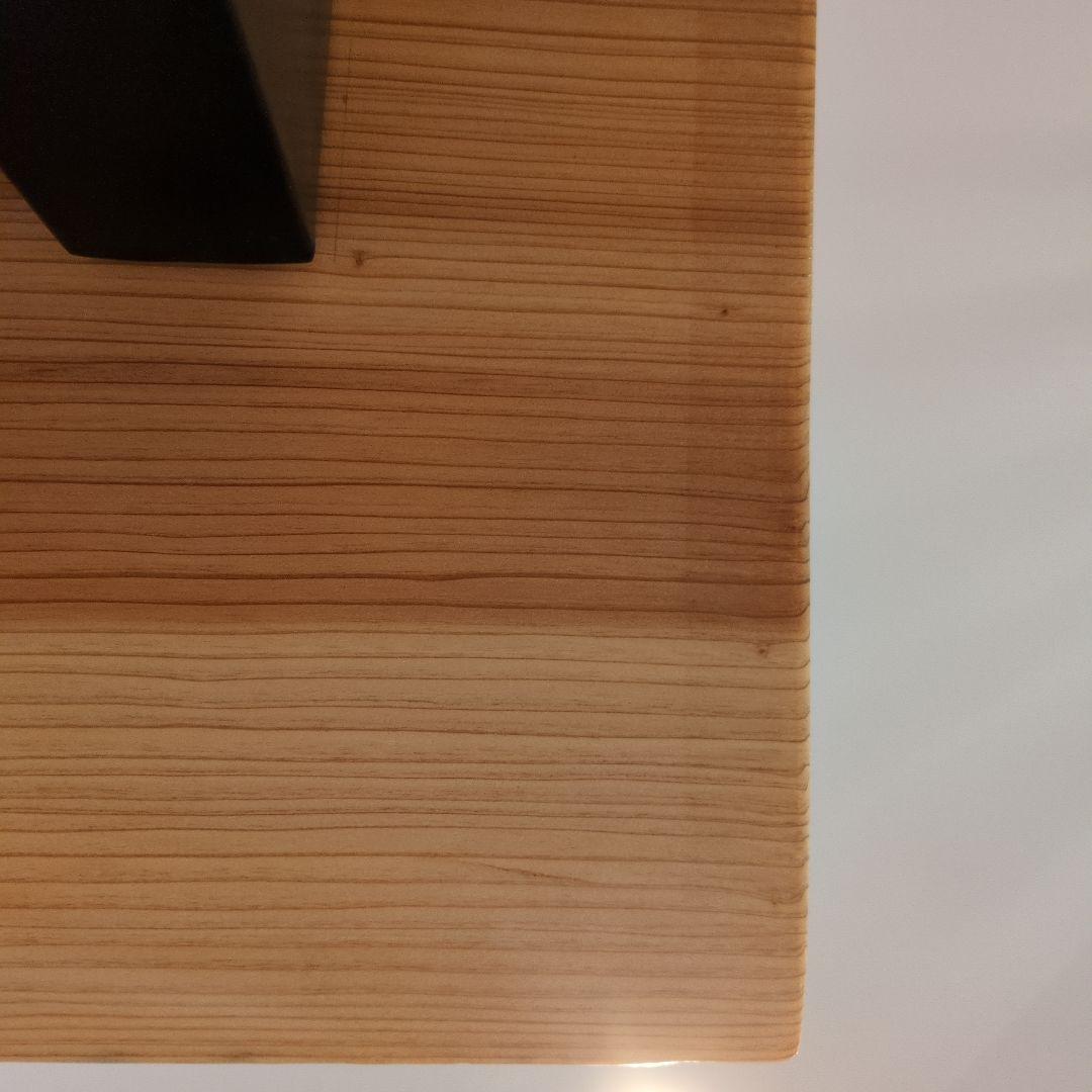 無垢材 ダイニングテーブル 一枚板+脚　杉