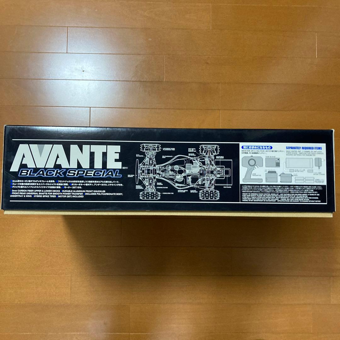 ホビーラジコン TAMIYA AVANTE BLACK SPECIAL 1/10