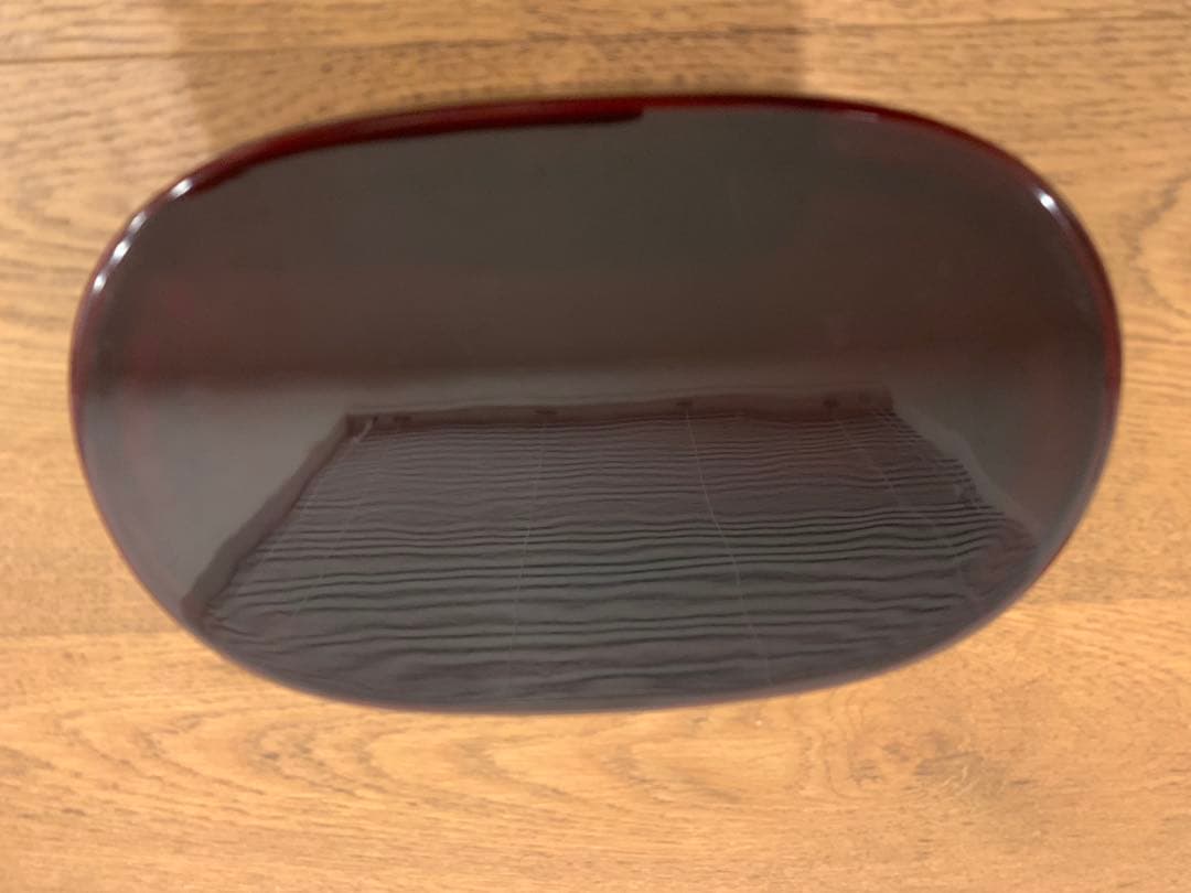 新品未使用】木曽漆器 よし彦 目小判弁 溜内朱 天然木 漆塗り弁箱 伝統