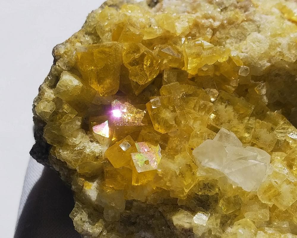 486 イリデッセンス フローライト＆クォーツ ドイツ産の通販はau PAY