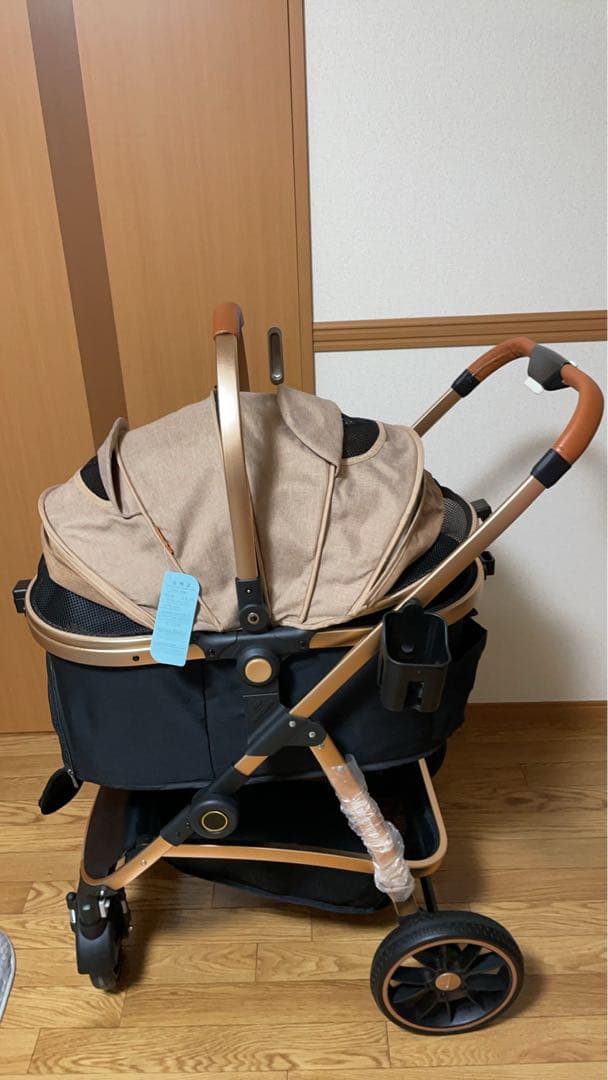 犬猫用ペットカート　折り畳み可、取り外し可 ペットカート 折りたたみ 取り外し可能 小さく畳める 犬 猫