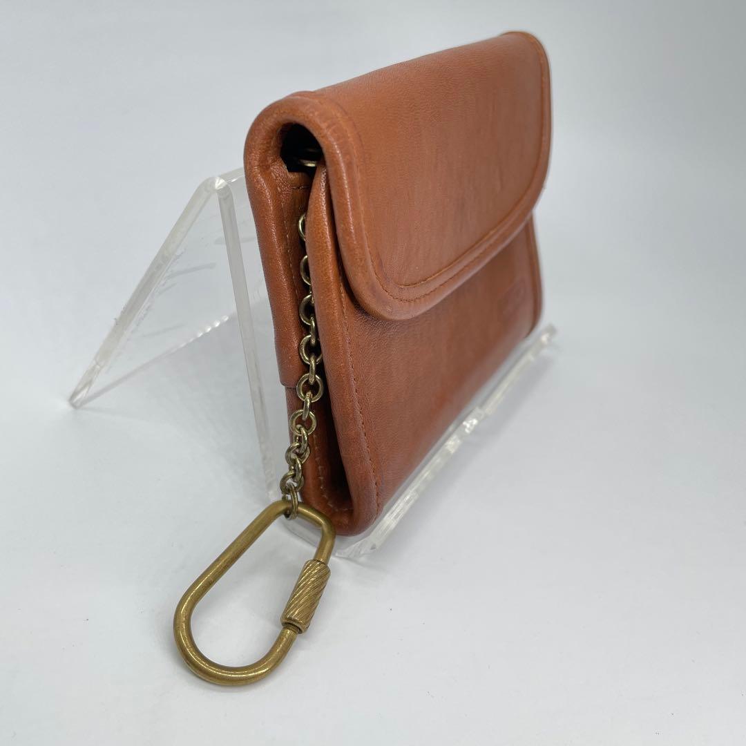 オールドコーチ　ケース　ミニ財布 ブラウン　希少レア