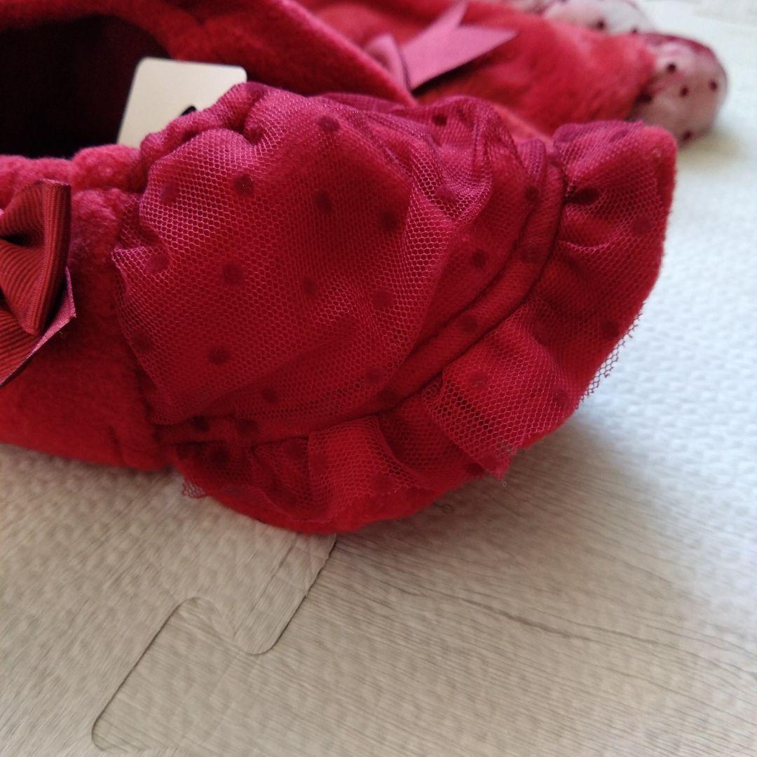 CanNanaクマ刺繍付き赤犬服 - メルカリ