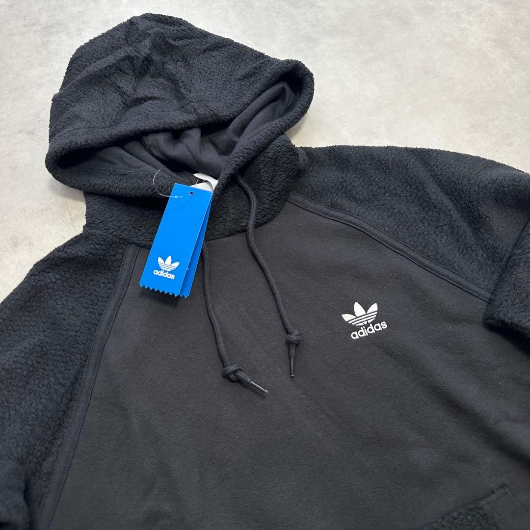 アディダス オリジナルス L スウェット フリース ジャージ セットアップ 黒