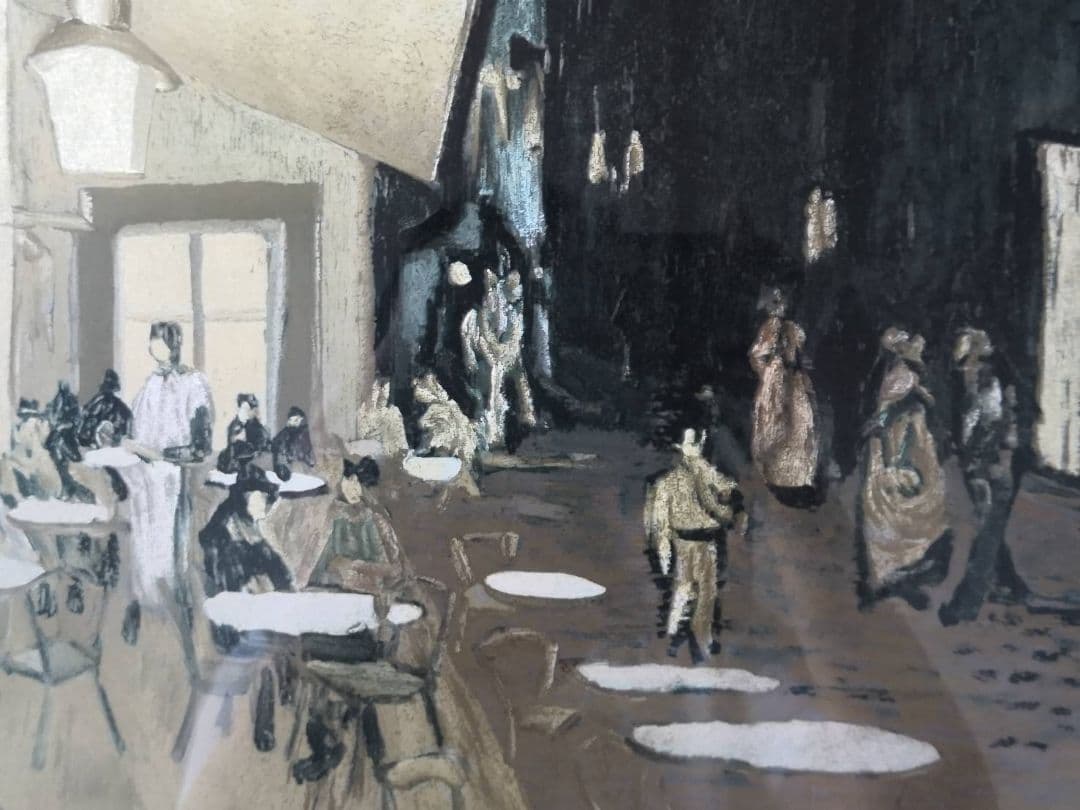 フィンセント・ファン・ゴッホ作、「夜のカフェテラス」