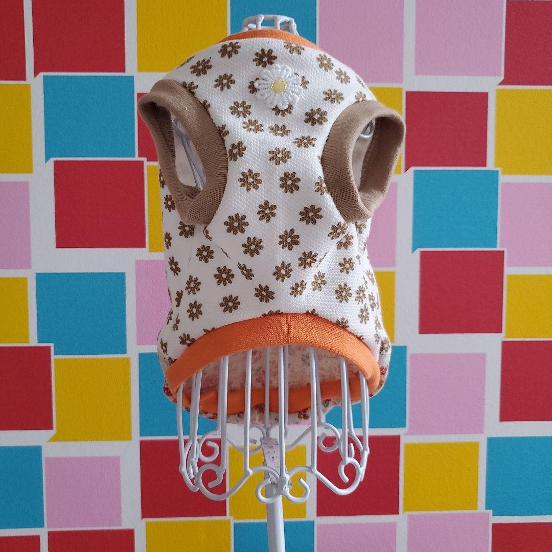 犬服ハンドメイドサロペット風タンク