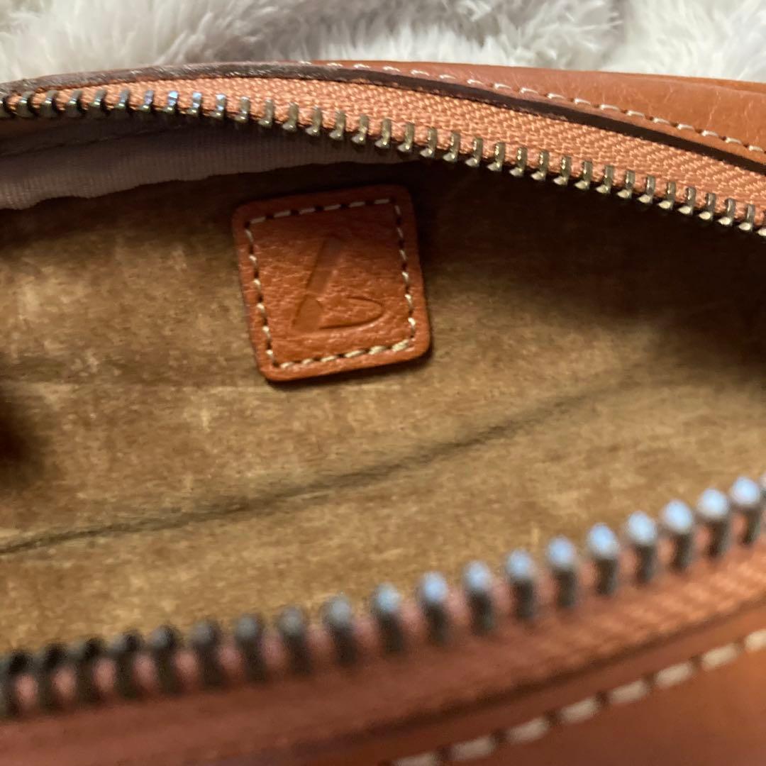 土屋鞄ブラウンペンケース 土屋鞄 ドラムペンケース ブラウン