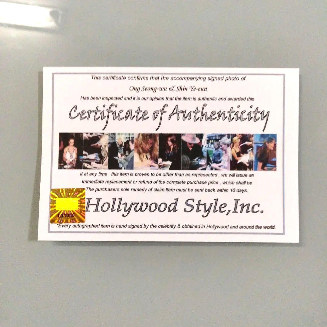 セール中…オン・ソンウ　シン・イェウン直筆サイン入り超大型写真…場合の数‥