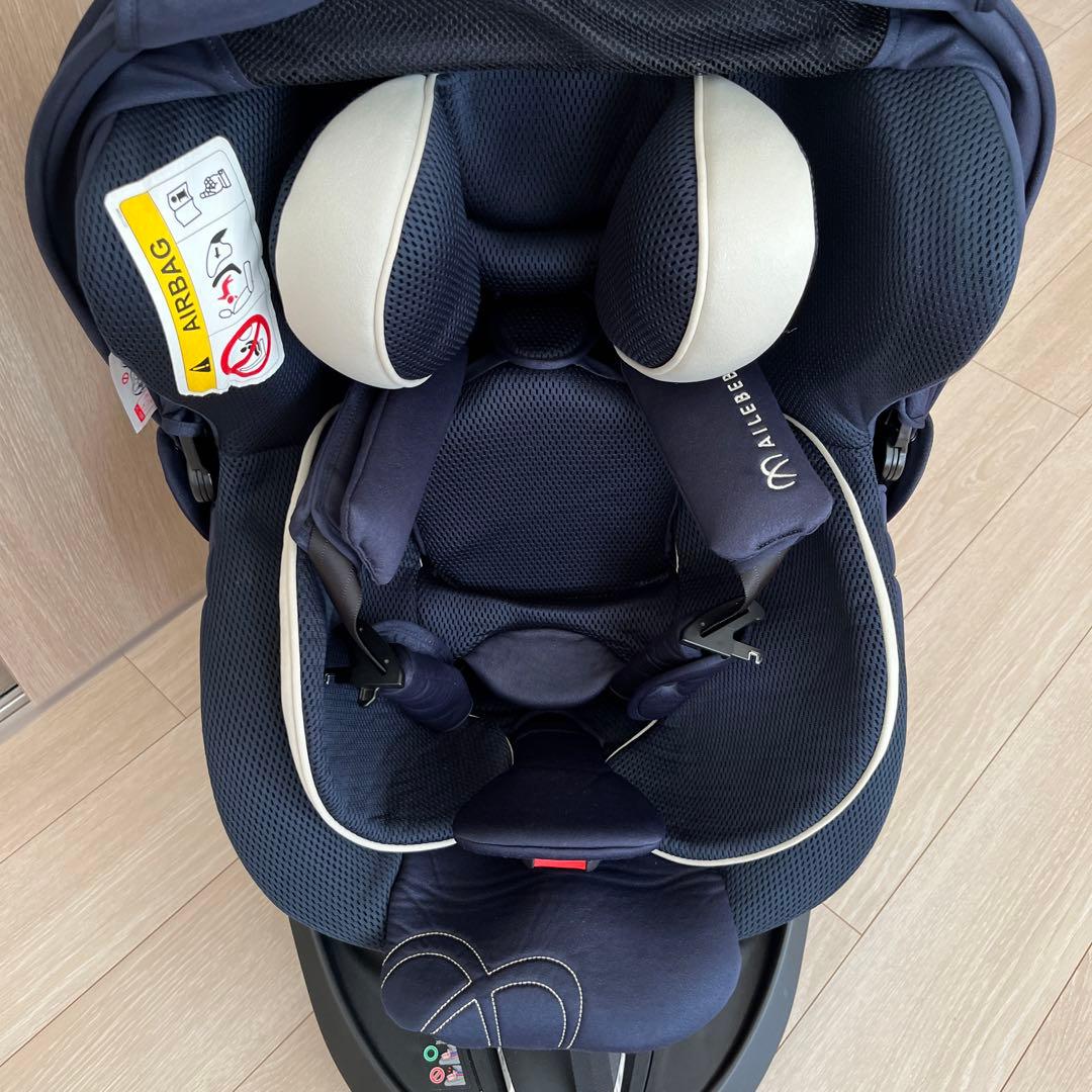 美品エールベベクルット5s グランス ネイビー AB920 チャイルドシート