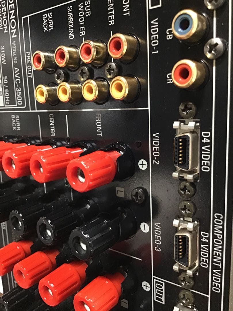綺麗 動作確認済みDENON デノンAVC-3500 AVサラウンドアンプ