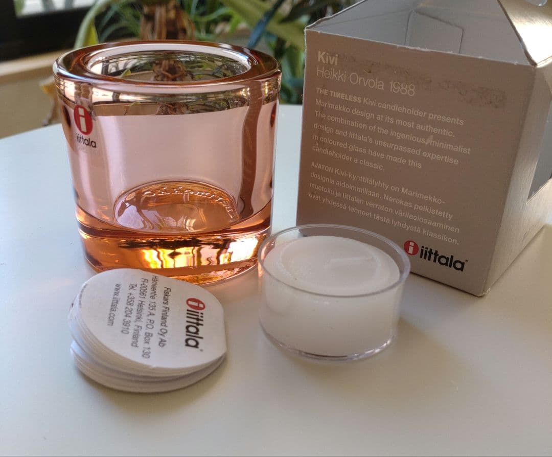 iittala kivi サーモンピンク iittala イッタラ Kivi キビ サーモン