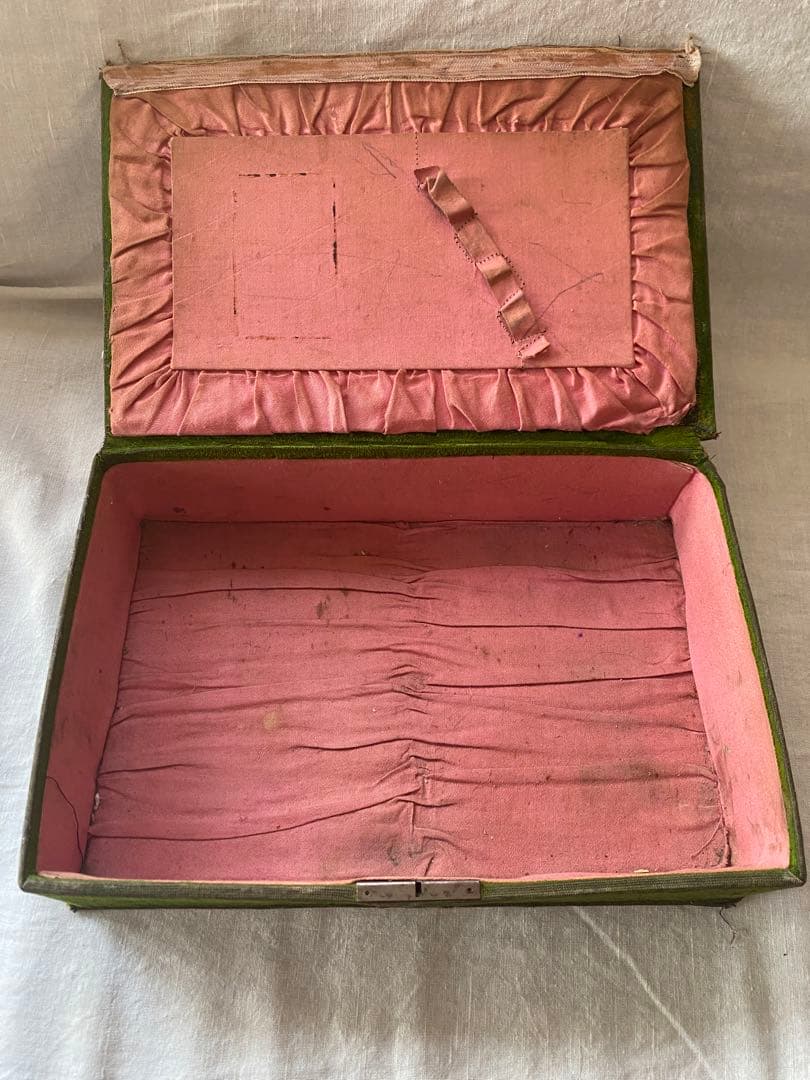 パスザバトンで購入 アンティーク小物入れ 古い箱 USED ディスプレイ