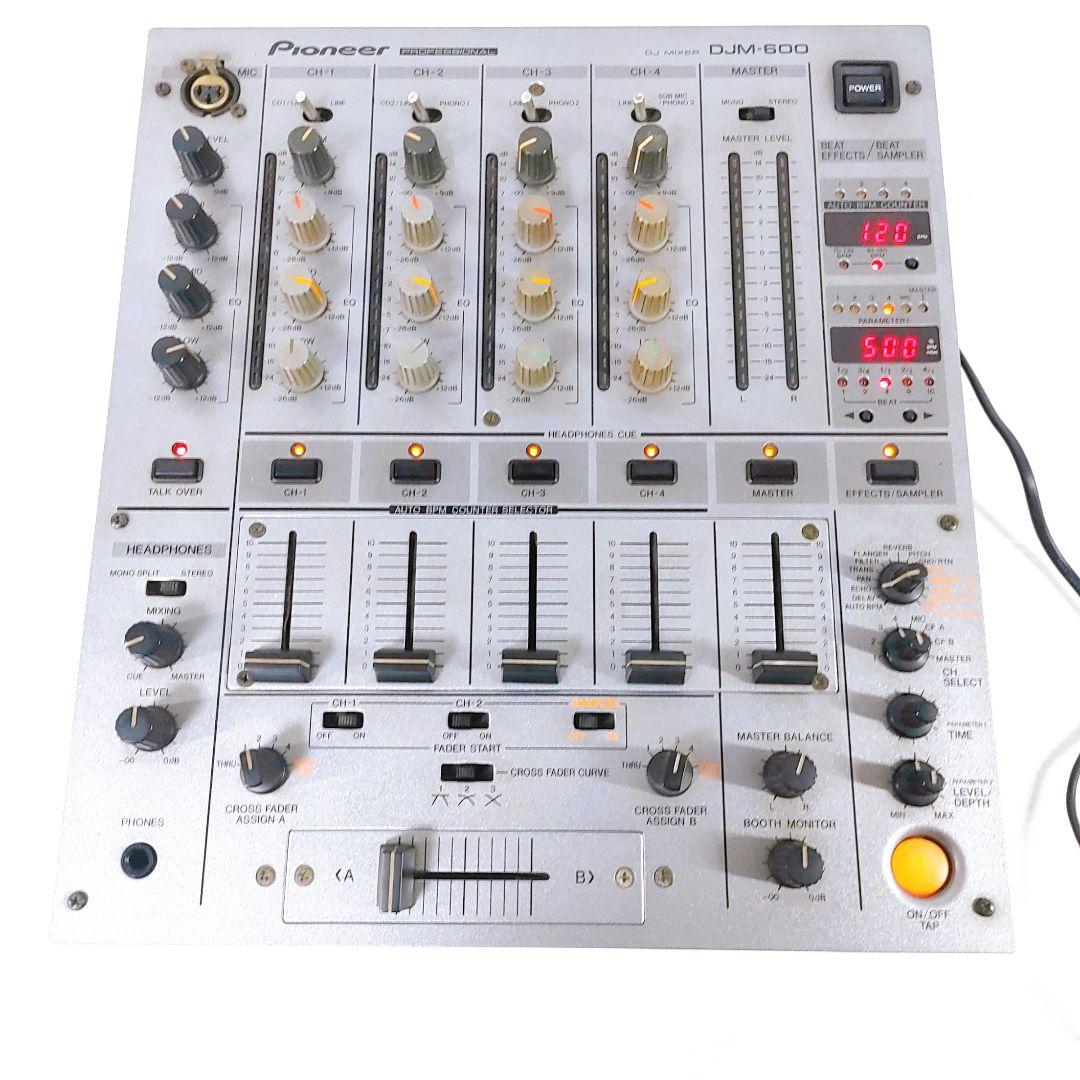 pioneer パイオニア DJミキサー DJM-600 ジャンク 使用可能？ Pioneer