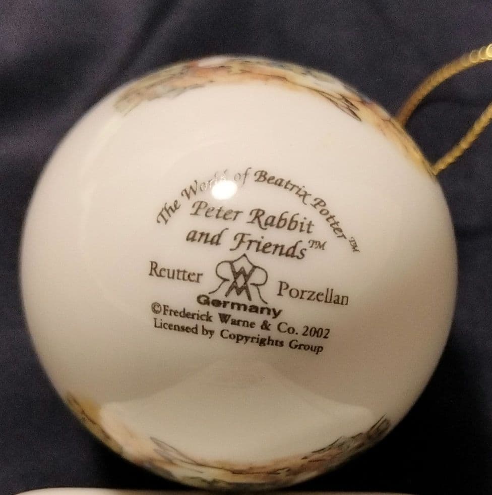 希少] ピーターラビット 100周年記念オーナメント 3個セット