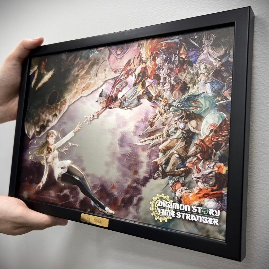 デジモンストーリータイムストレンジャー　超特装版付属品　オリジナルパブミラー