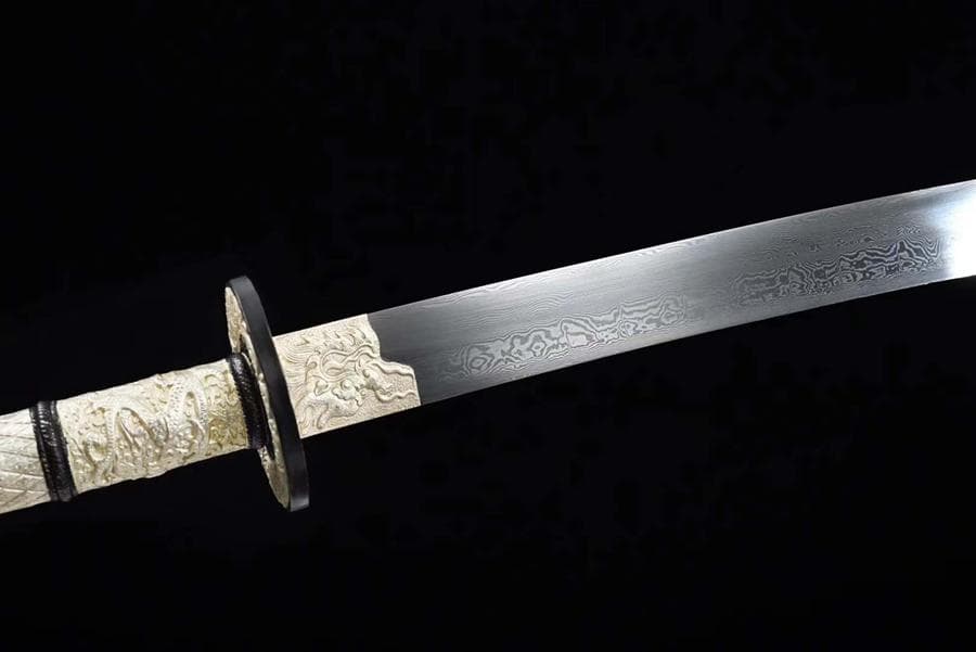 康熙戦刃（黒檀金） 模造刀 居合刀 武士道 武具 漢剣 唐刀 龍泉剣 手鍛造打