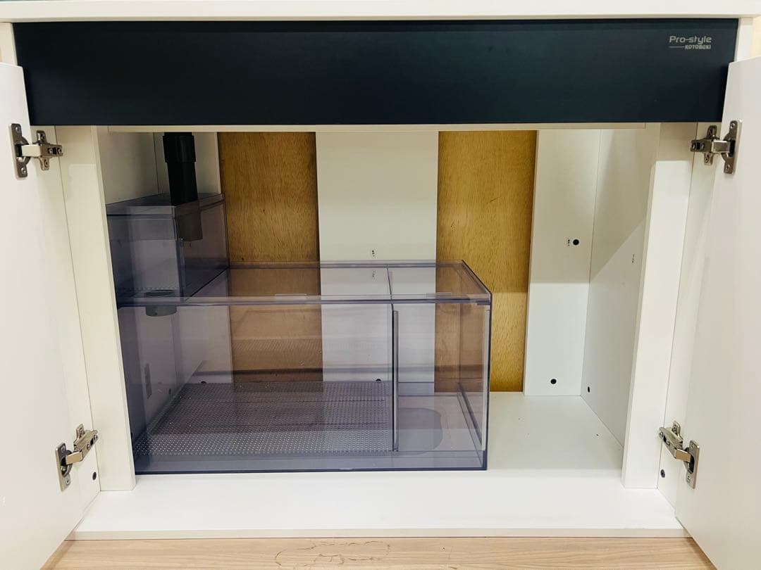 年内ラスト1セット限定 クリア＆ホワイト900サイズ オーバーフロー水槽