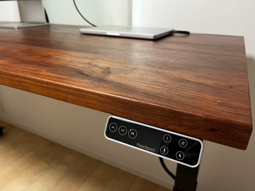 FLEXISPOT E7 ウォールナット無垢天板 190cm