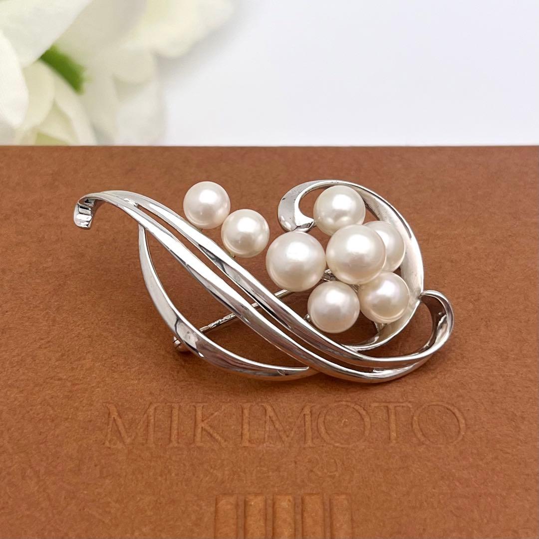 MIKIMOTO パールブローチ 楽天市場】ミキモト パール 真珠 ブローチ
