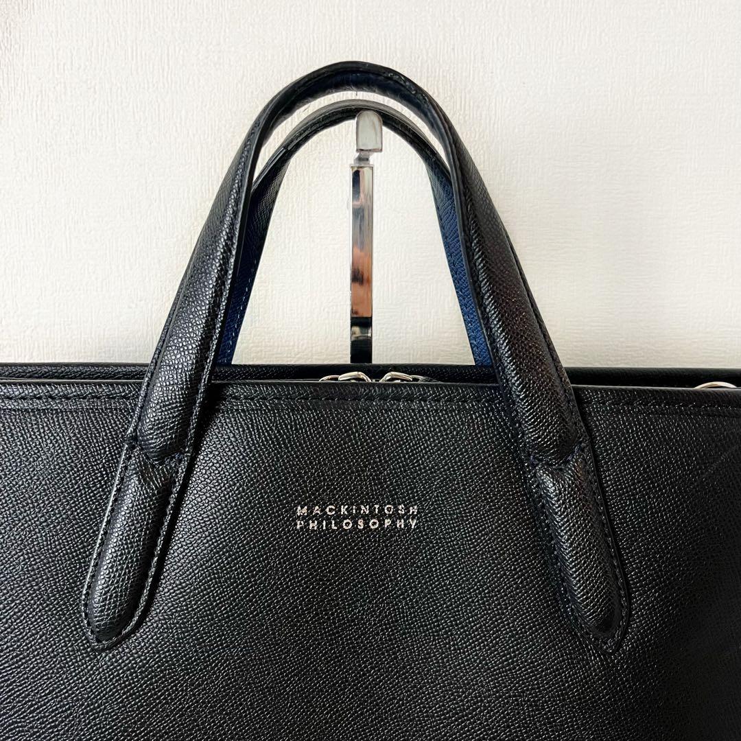 マッキントッシュ レザー ビジネスバッグ スーツケース 2WAY ブラック