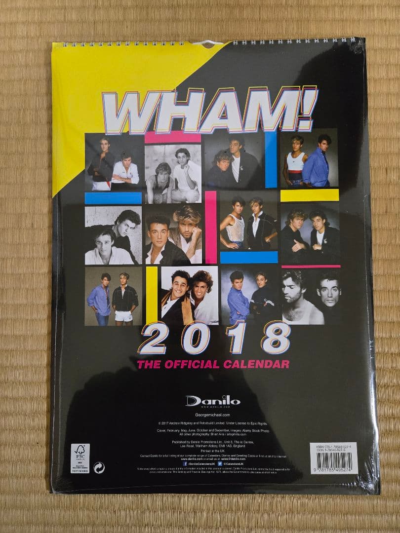 Wham Official 2018 Calendar - A3