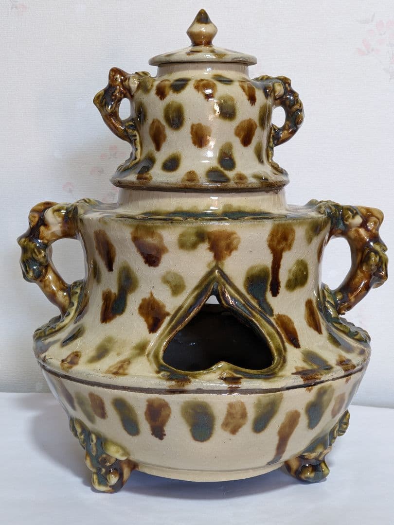 ゴリラ素焼き置き物陶芸2体セット