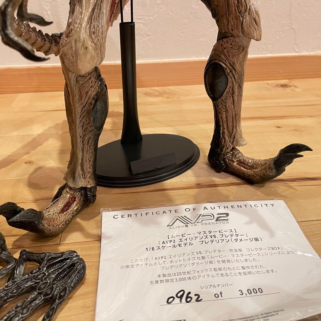 超希少‼️プレデリアン 1/6 ダメージ版 ホットトイズ ムービーマスターピース