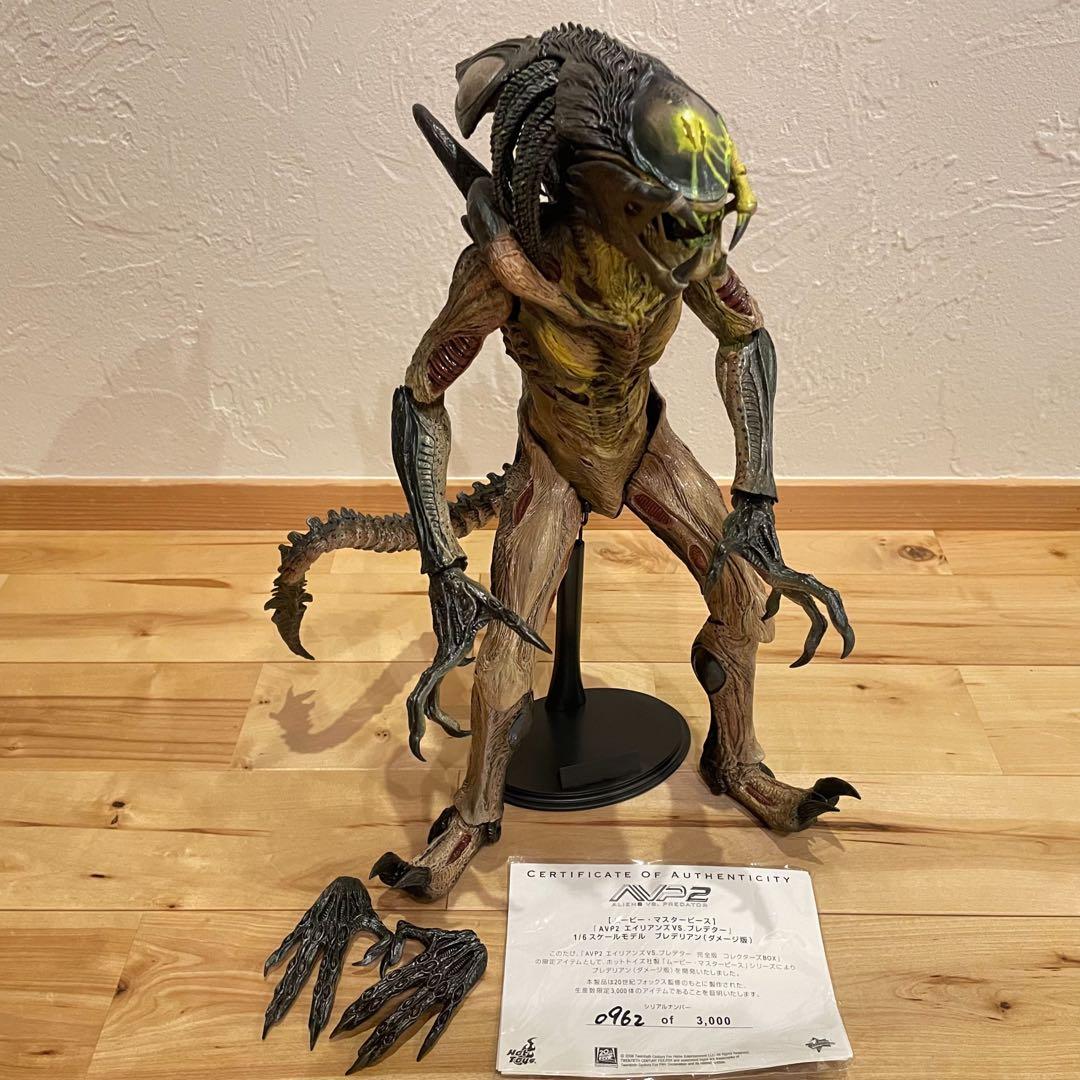 超希少‼️プレデリアン 1/6 ダメージ版 ホットトイズ ムービーマスターピース