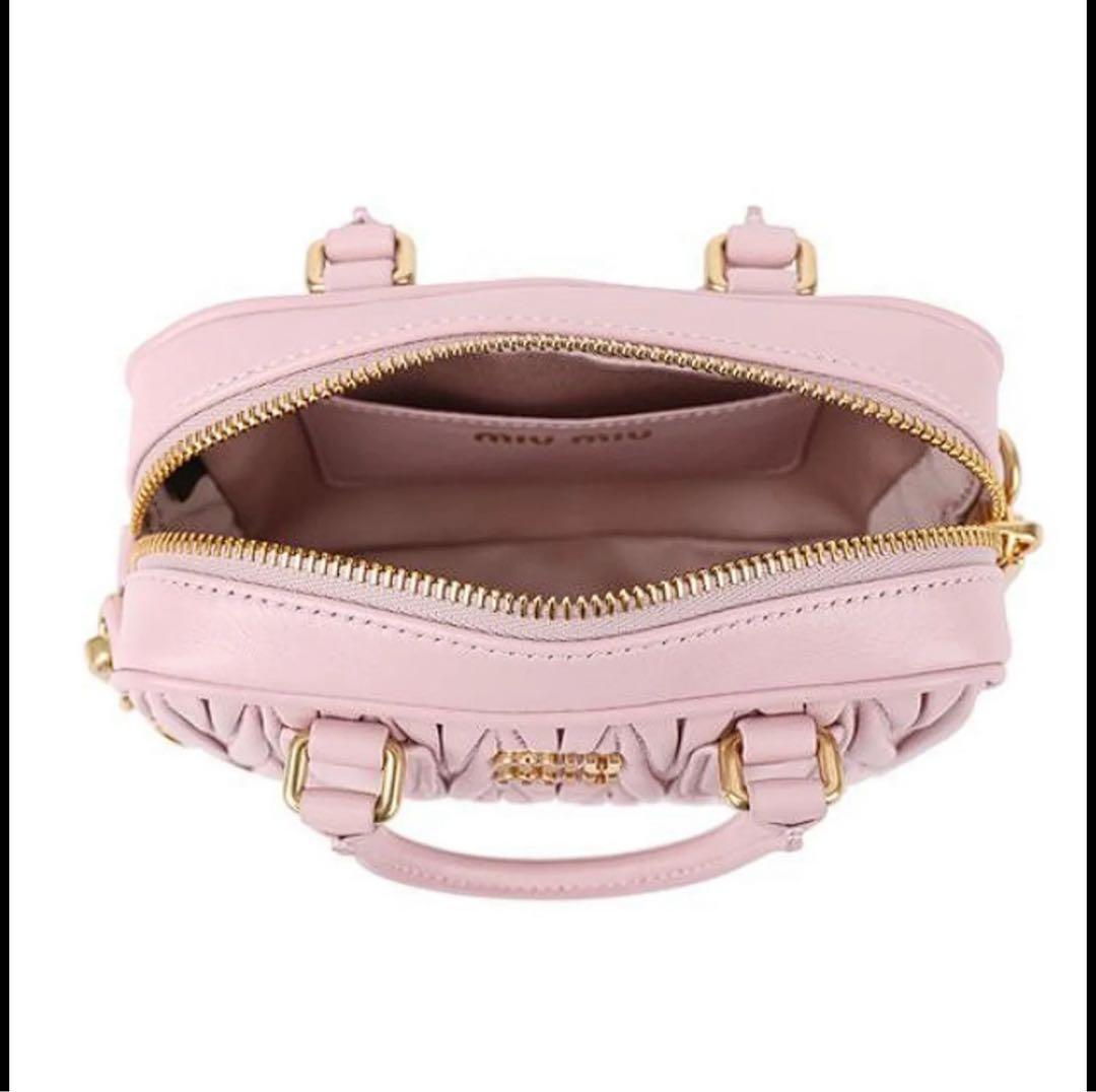 miumiu ショルダーバッグ ピンク