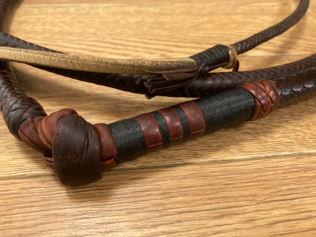 Australian Stockwhip 5.7 feet Stock Whips para Cord Nylon 7 Feet