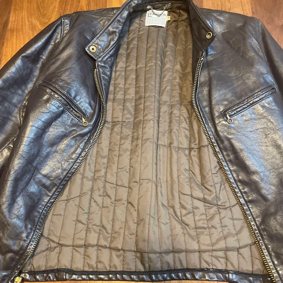 70年代 THIS GENUINE LEATHER GARMENT 本革