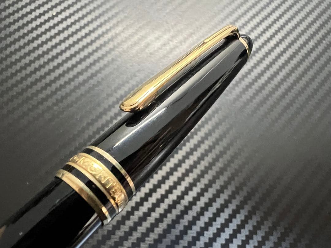 美品 モンブラン 万年筆 144 M ブラック 全金 14金ペン先 - WWW