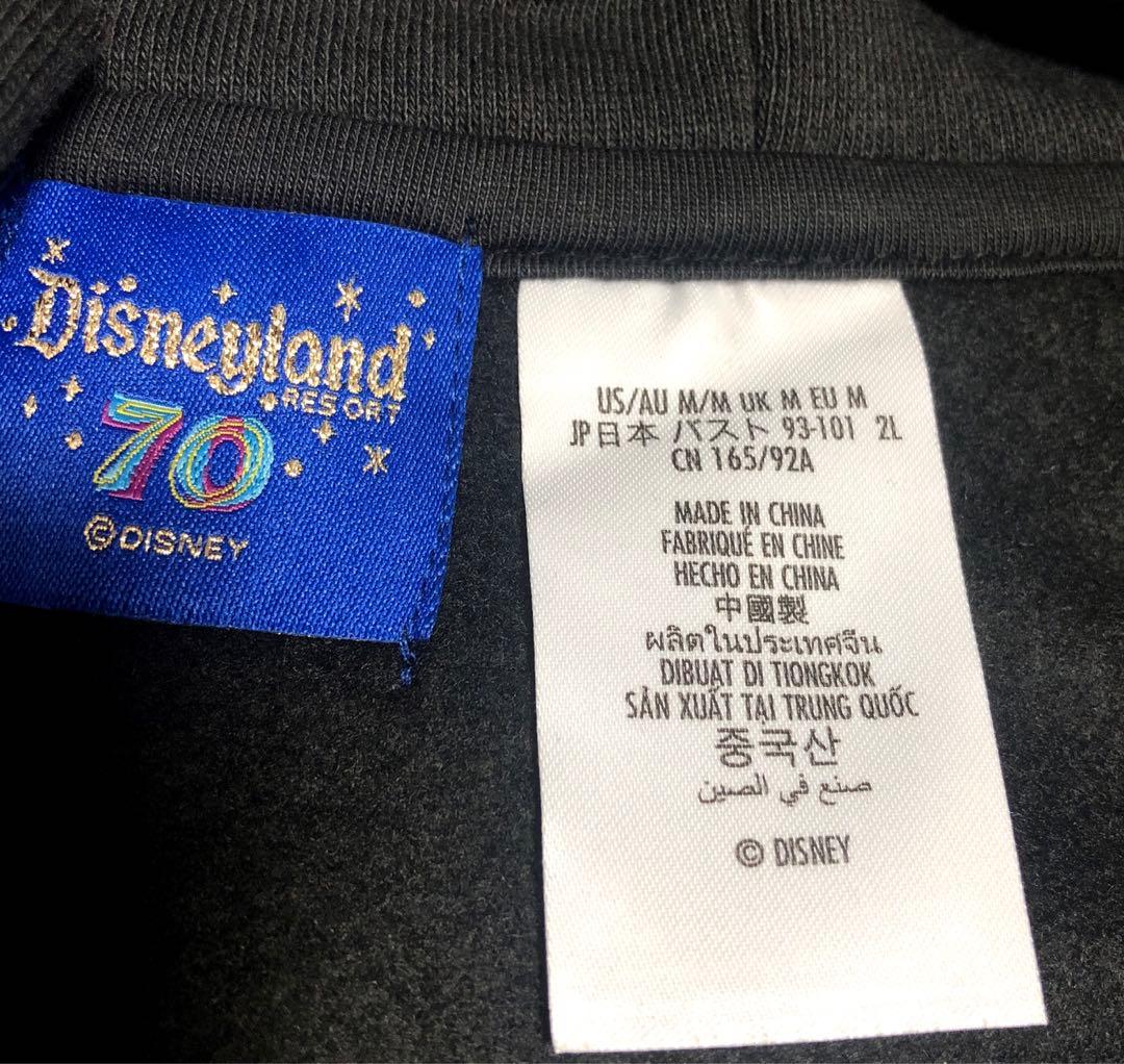 新品】カリフォルニア ディズニーランド 70周年 パーカー Mサイズ DLR