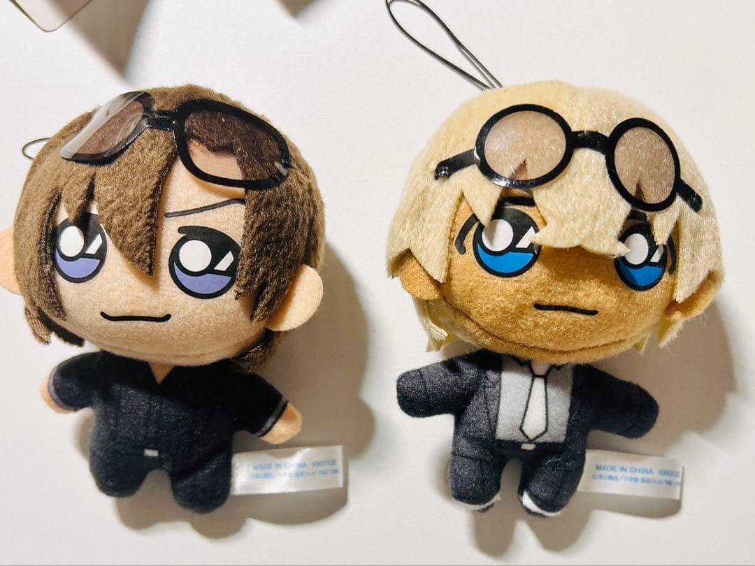 名探偵コナン 警察学校組 キーチェーンマスコット ぬいぐるみ ねそべり