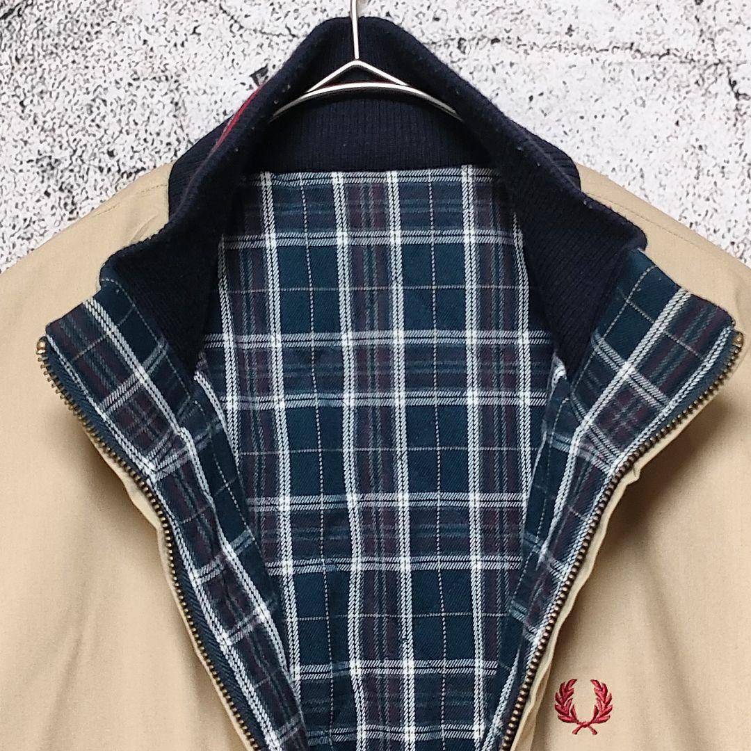 フレッドペリー リバーシブル 中綿 ジャケット サイズL チェック柄