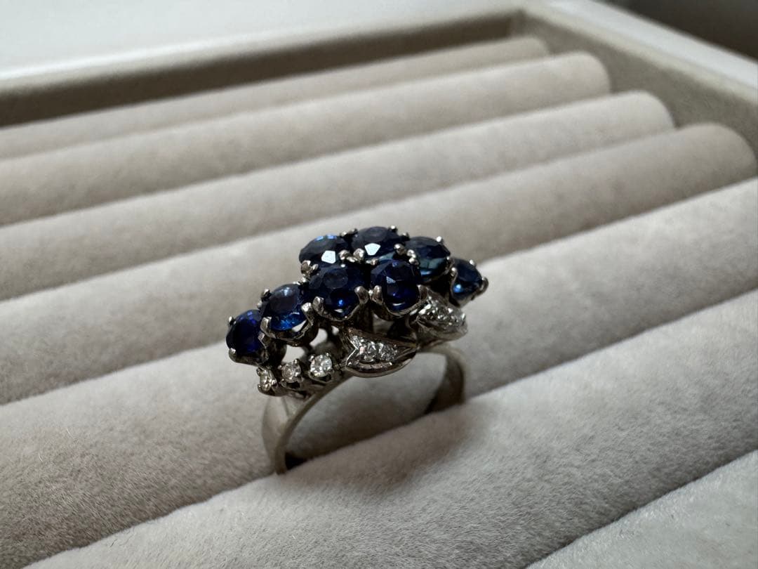 K14WG リング 重さ5.04g ホワイトゴールド14金 刻印あり