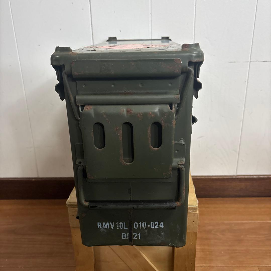 米軍　実物　AMMO BOX 40mm 32CARTRIDGES 弾薬箱　②