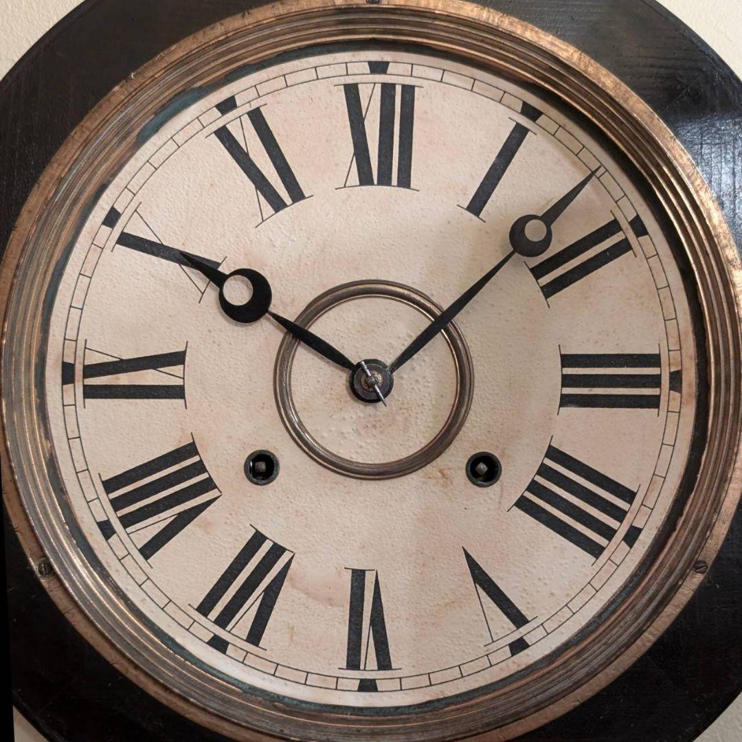 四つ丸　アンティーク掛時計　古時計　ダルマ時計　イングラハム掛時計