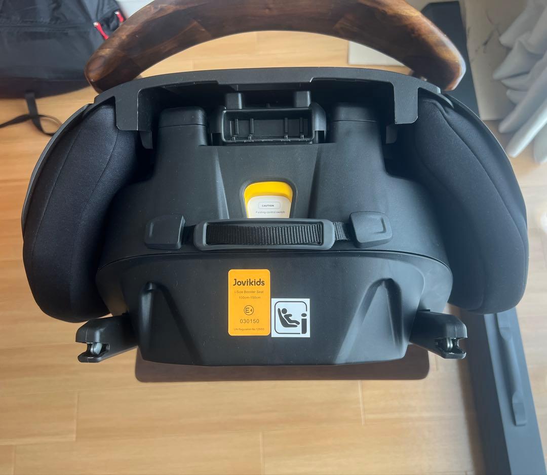 【美品】Jovikids　折りたたみ　ジュニアシート ISOFIX　R129適合