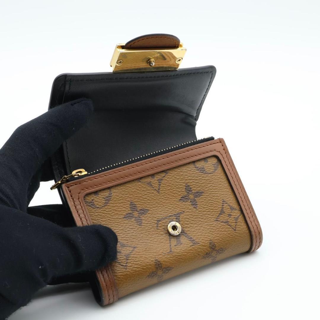 【極美品】ルイヴィトン　ドーフィーヌコンパクト　モノグラムリバース　三つ折り財布