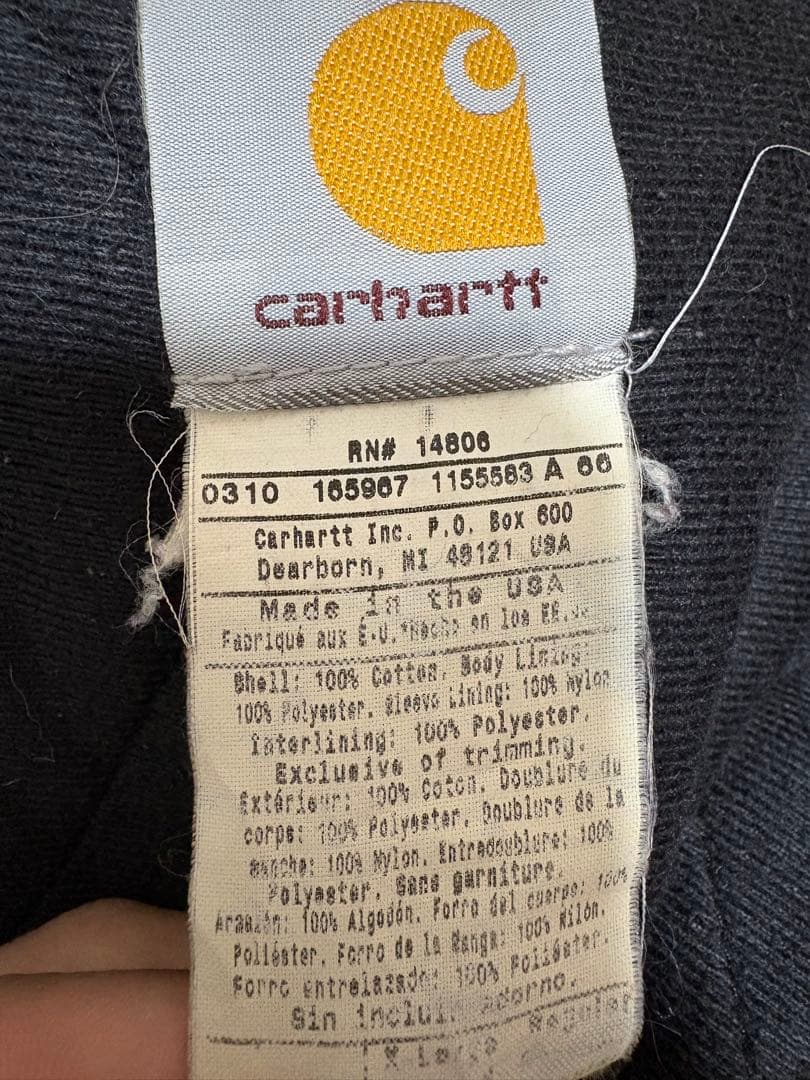 Carhartt アクティブジャケット USA製 古着L オーバーサイズ