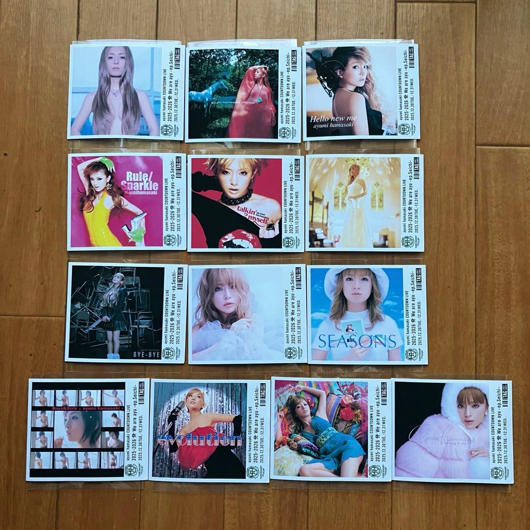 サントリー ラベル缶 浜崎あゆみ カウントダウンライブ ステッカー全13