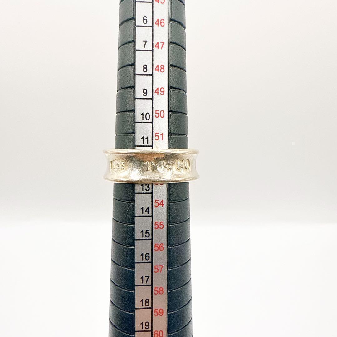 2736-3 保存箱付き人気✨Tiffany ナローリング　指輪　　12号