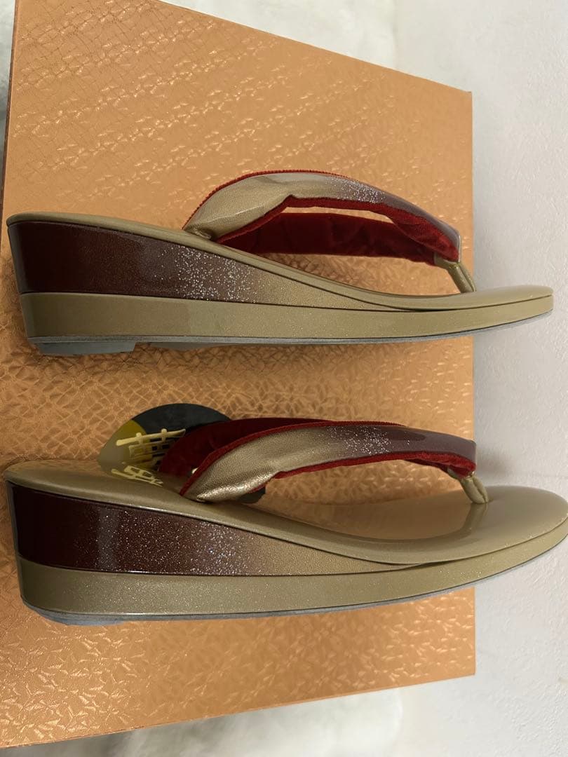 さゆ　和装用バッグ　草履セット　LL 25センチ　値下げ不可