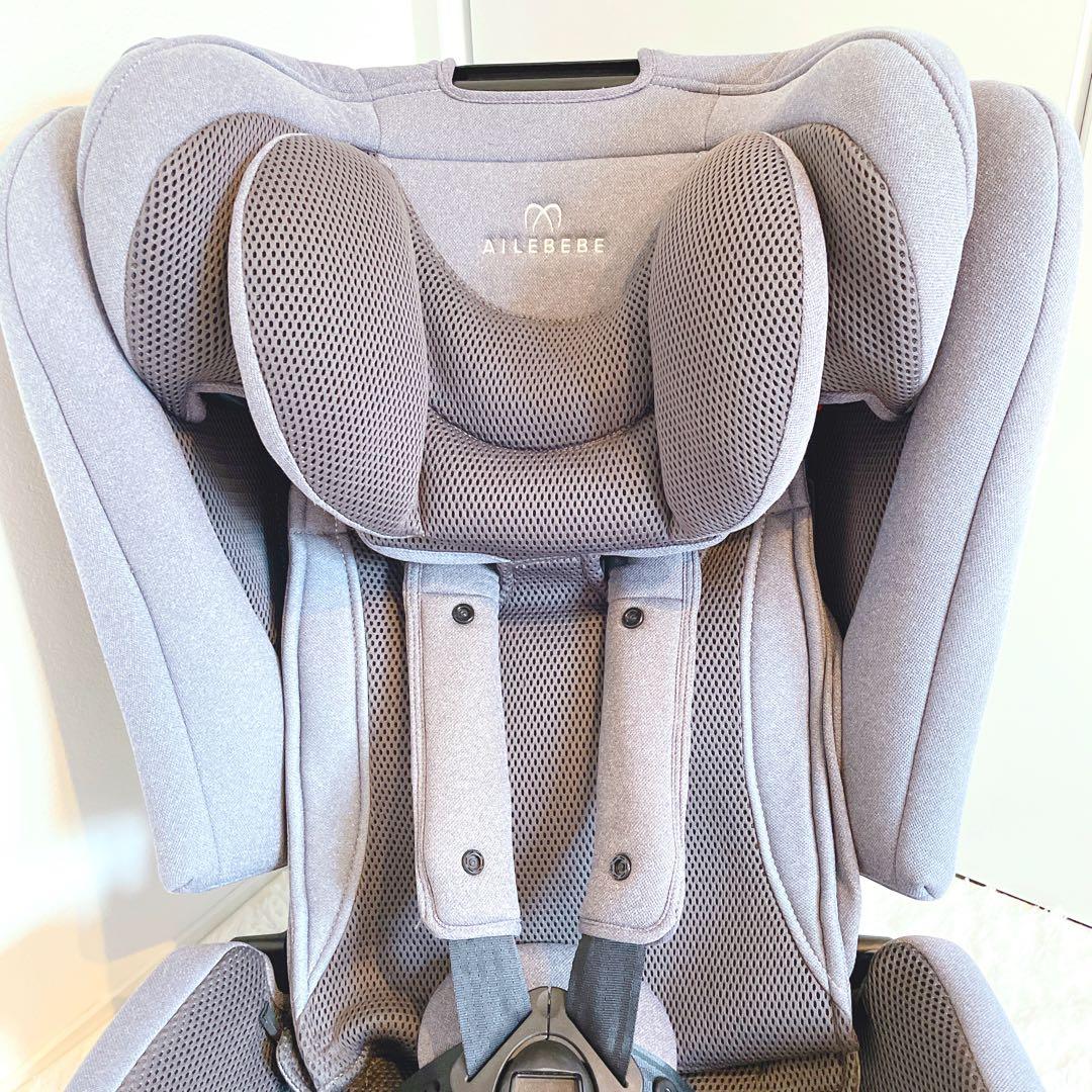 AILEBEBE パパットグランス ジュニアシート グレー　isofix対応