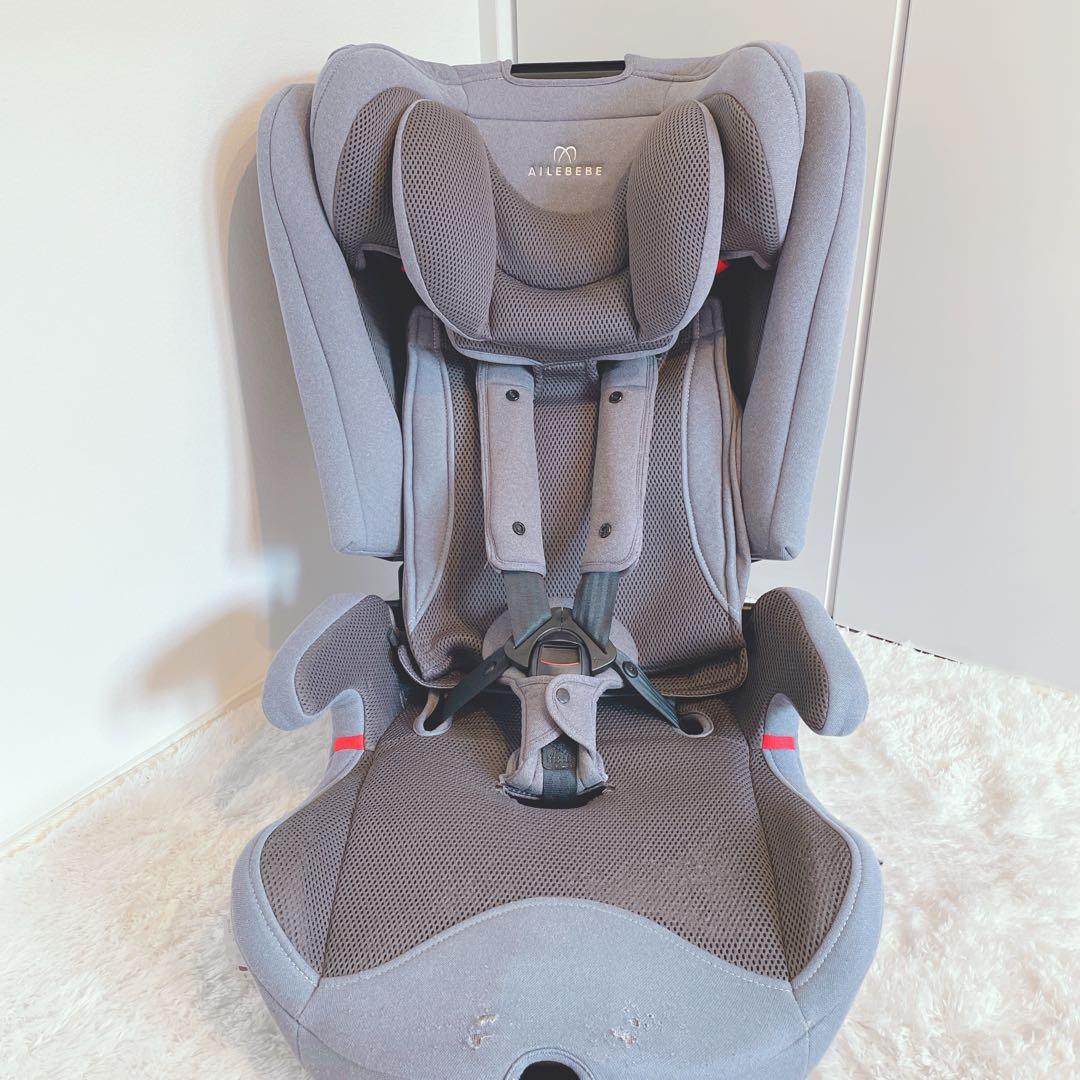 AILEBEBE パパットグランス ジュニアシート グレー　isofix対応