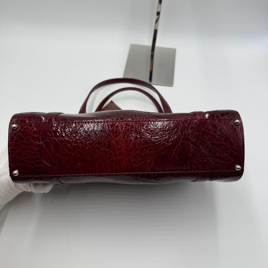 【超美品　未使用級】　激レア　JRA タートルレザー　ハンドバッグ　草履セット