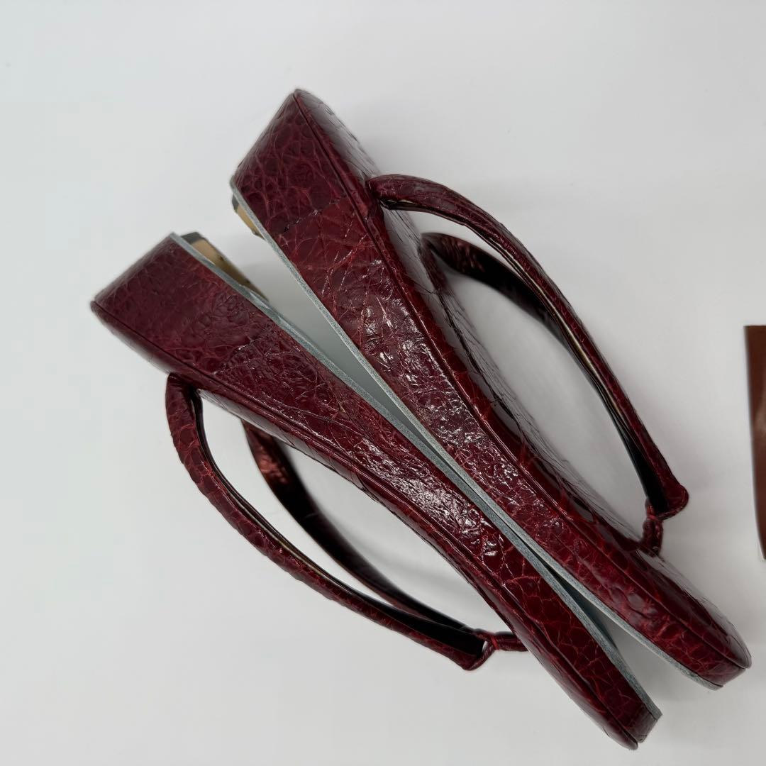 【超美品　未使用級】　激レア　JRA タートルレザー　ハンドバッグ　草履セット