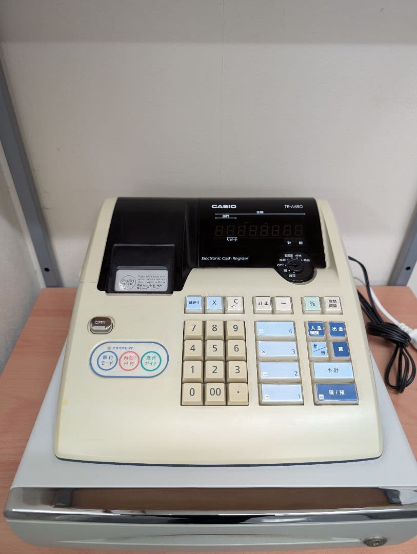 CASIO TE-M80 電子レジスター - メルカリ